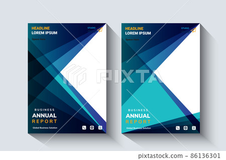 Modern Annual Report Catalog Cover Design Template Adept to any Project. Modern Annual Report Catalog Cover Design Template Adept to any Project. 86136301