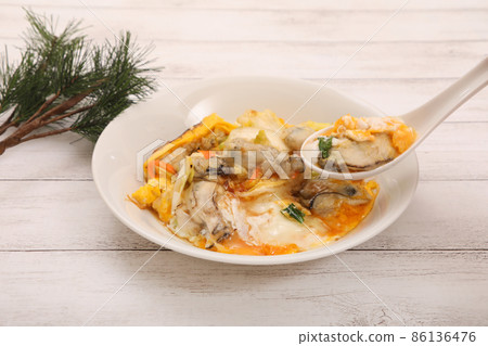 牡蠣煎蛋捲 牡蠣煎蛋捲 86136476