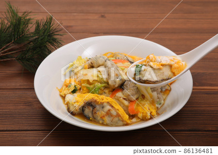Oyster omelet Oyster omelet 86136481