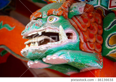 Nishi-Minobu / Myohonji, a nationally designated important cultural property, A-shaped dragon tree nose 3 in Kibichuo-cho, Kaga-gun, Okayama Prefecture 86136638