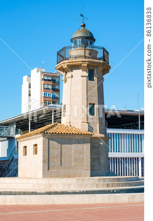 lighthouse in the port of Castello de la Plana 86136838