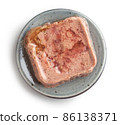 plate of pet food 86138371