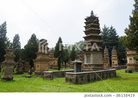 Beautiful scenery of Shaolin Temple in Henan Province, China Beautiful scenery of Shaolin Temple in Henan Province, China 86138419