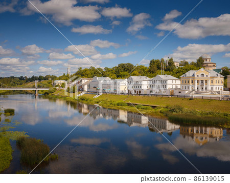 summer travel to Russia, Torzhok city. 86139015