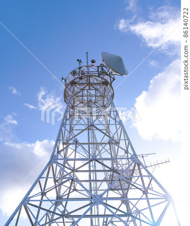 藍天，白雲和鋼塔 86140722