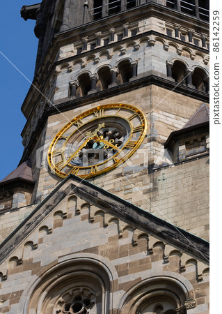 Kaiser Wilhelm Memorial Church Tower Clock In Berlin 86142259