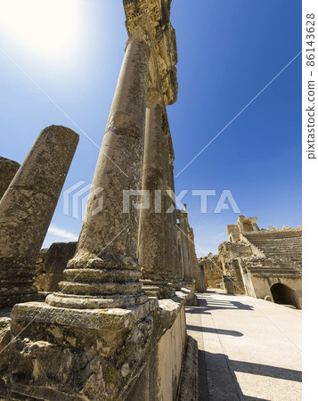 Roman Ruins of Dougga, Tunisia Roman Ruins of Dougga, Tunisia 86143628