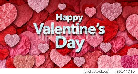 Valentines Abstract Background 86144719