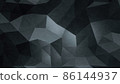 Abstract Dark Minimalist Geometric Background - 3D rendering 86144937