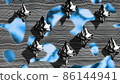 Abstract manta background - 3D rendering 86144941
