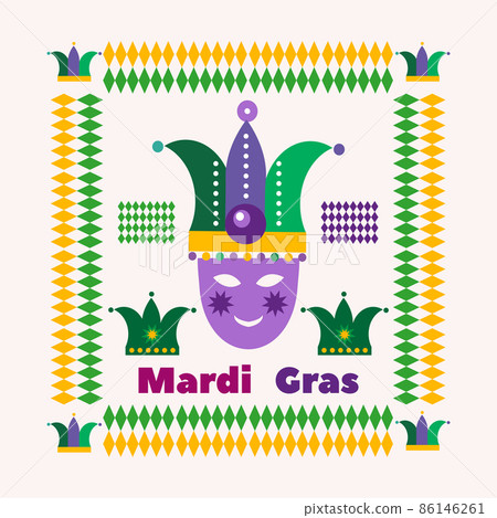 Mardi Gras card 1 86146261