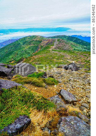 從藏王熊野山看到的地藏山（山形縣山形市） 86146482