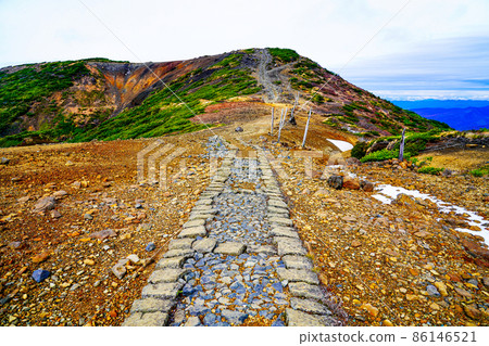 通往藏王地藏山頂的道路（山形縣山形市） 86146521