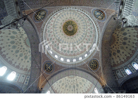 Turkey Istanbul Jeni Jamii Oratory Dome Ceiling Turkey Istanbul Jeni Jamii Oratory Dome Ceiling 86149163