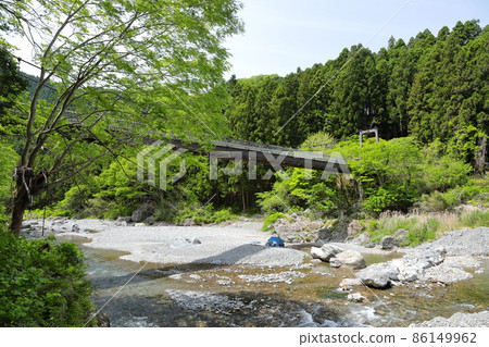 上地橋附近的新綠禦岳峽谷 86149962