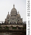 France Travel Montmartre Rainy Sacre Coeur 86150604