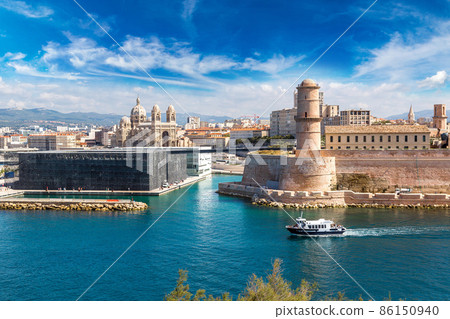Saint Jean Castle and Cathedral de la Major in Marseille Saint Jean Castle and Cathedral de la Major in Marseille 86150940