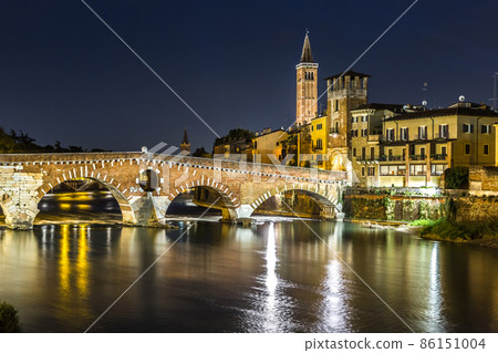 Bridge in Verona, Italy, Bridge in Verona, Italy, 86151004