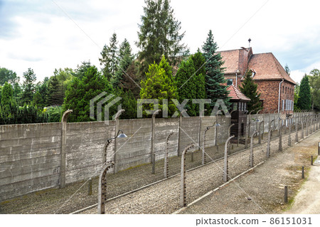 Concentration camp Auschwitz 86151031
