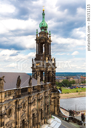 The Kreuzkirche church in Dresden The Kreuzkirche church in Dresden 86151115