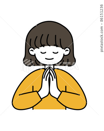 Girls holding hands together 86151236