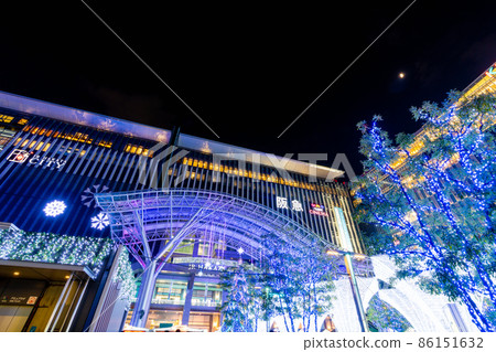 《Fukuoka Prefecture》 Illuminated JR Hakata Station (Hakata, City of Light) 86151632