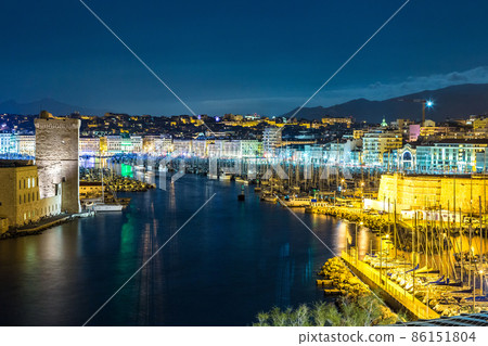 Saint Jean Castle and Cathedral de la Major in Marseille Saint Jean Castle and Cathedral de la Major in Marseille 86151804