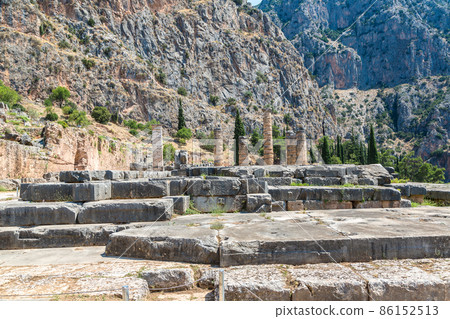 The Temple of Apollo in Delphi The Temple of Apollo in Delphi 86152513