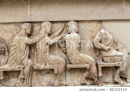 Ancient ornament in Delphi Ancient ornament in Delphi 86152514