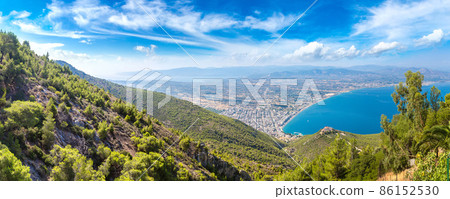 Panoramic view of Loutraki, Greece Panoramic view of Loutraki, Greece 86152530
