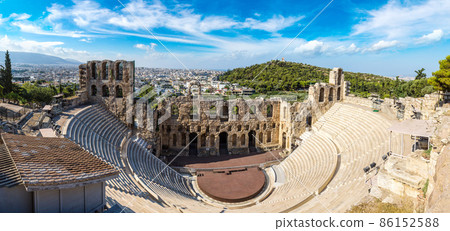 Ancient theater in Greece, Athnes 86152588