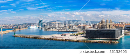 Saint Jean Castle and Cathedral de la Major in Marseille Saint Jean Castle and Cathedral de la Major in Marseille 86152603