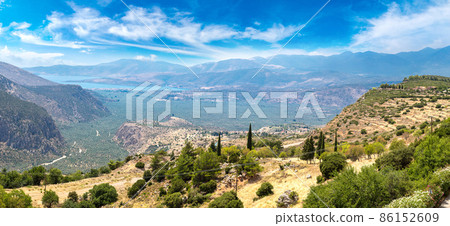 Valley of Amphissa in Greece Valley of Amphissa in Greece 86152609