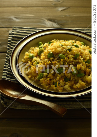 Edamame fried rice Edamame fried rice 86153072