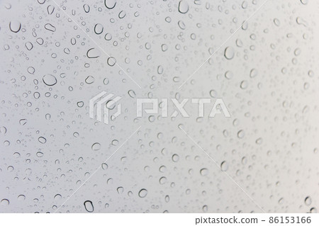 Water drops on glass 86153166