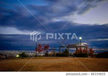 11月24日，日本山手台北公園觀景台的夜景 86154635