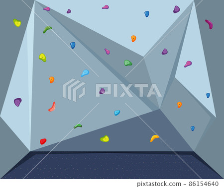 Indoor rock climbing wall background Indoor rock climbing wall background 86154640