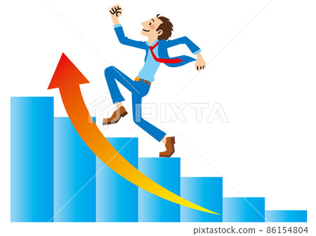 Business office worker work company society work step-up challenge challenge 86154804