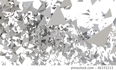 Abstract background of triangles on white background Abstract background of triangles on white background 86155213