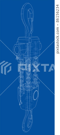 Pneumatic Wire Rope Winch concept outline Pneumatic Wire Rope Winch concept outline 86156234