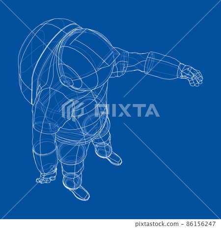 Astronaut concept. 3d illustration Astronaut concept. 3d illustration 86156247