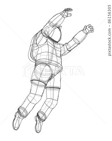 Astronaut concept. 3d illustration Astronaut concept. 3d illustration 86156305