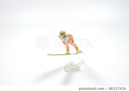 a mini of figure ski jumper competes a mini of figure ski jumper competes 86157416