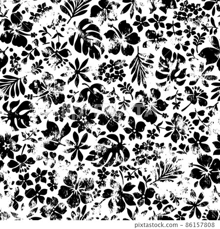Aloha pattern of tropical leaf, 86157808