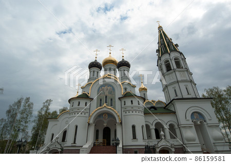 Church of St. Alexander Nevsky, Moscow region, Russia 86159581