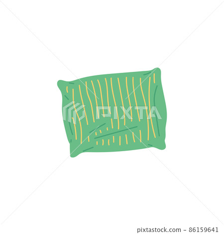 Pillow or cushion icon or symbol, cartoon flat vector illustration isolated. Pillow or cushion icon or symbol, cartoon flat vector illustration isolated. 86159641