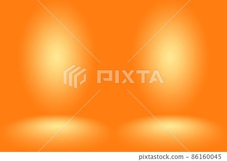 Abstract Smooth Orange background layout design,studio,room, web template ,Business report with smooth circle gradient color 86160045