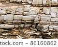 Limestone, Close up, Coast, Geology, Upfolding 86160862