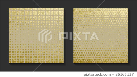 Golden luxury backgrounds set. Vintage vector illustration. Golden luxury backgrounds set. Vintage vector illustration. 86165137