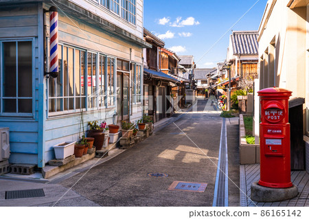 "Hiroshima Prefecture" Mitarai Cityscape, Osaki-Shimojima "Tobishima Kaido" 86165142